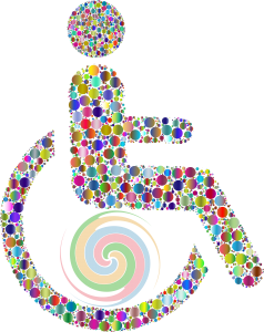Innere Bewegung im Rollstuhl